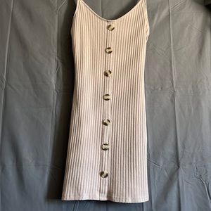 A beige cute going out dress